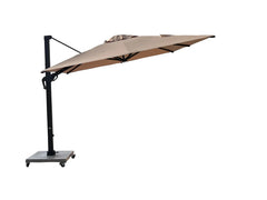 Premium 360° Ampelschirm “Roma Deluxe” inkl. Solar-LED