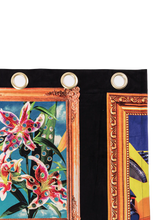 Designer shower curtain “Toiletpaper Frames”
