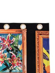Designer shower curtain “Toiletpaper Frames”