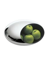 Designer bowl “Cocoon” made of stainless steel Ø 30 cm, high-gloss polished stainless steel