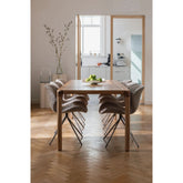 Storm Designer Dining Table — Veneered Ash Wood, Various Sizes