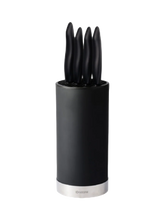 Premium soft-touch knife block including four "SHIN" professional knives