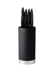 Premium soft-touch knife block including four "SHIN" professional knives