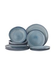 Handmade "Sandrine" dinnerware set, 12 pieces