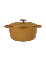 Round cast iron pot & roaster “Fontastic” with lid
