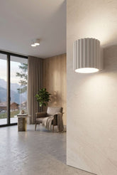 Aura Designer Ceiling Lamp — Ribbed Texture, 1-Light