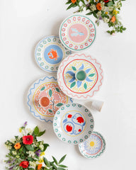 Handgefertigter Speiseteller „Summer Bliss“