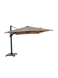 Roma Deluxe 360° Cantilever Parasol with Solar LED Lighting 