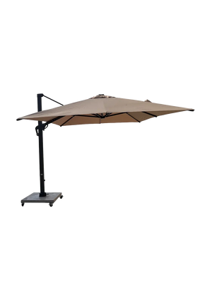 Roma Deluxe 360° Cantilever Parasol with Solar LED Lighting 