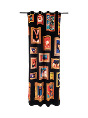 Designer shower curtain “Toiletpaper Frames”