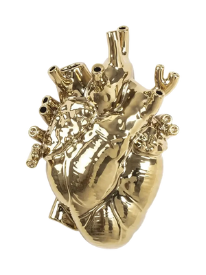 Love in Bloom Giant Vase — Sculptural Heart-Shaped Design 