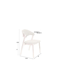 Babington Solid Wood Dining Chair — Natural or Walnut 