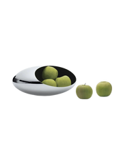 Designer bowl “Cocoon” made of stainless steel Ø 30 cm, high-gloss polished stainless steel