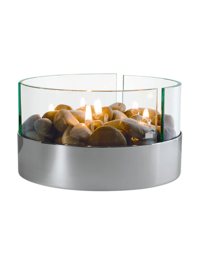 Designer table fireplace “Burn” Ø 20 cm