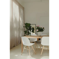 Storm Designer Dining Table — Veneered Ash Wood, Various Sizes 