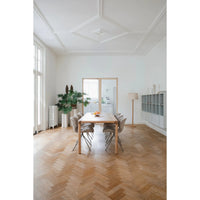 Storm Designer Dining Table — Veneered Ash Wood, Various Sizes 