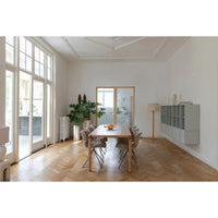 Storm Designer Dining Table — Veneered Ash Wood, Various Sizes 