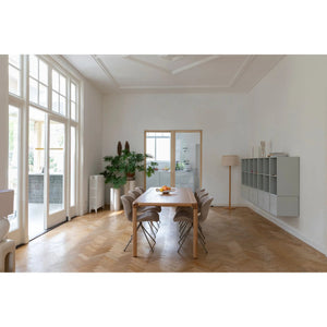 Storm Designer Dining Table — Veneered Ash Wood, Various Sizes 