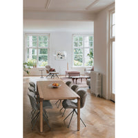 Storm Designer Dining Table — Veneered Ash Wood, Various Sizes 