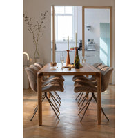 Storm Designer Dining Table — Veneered Ash Wood, Various Sizes 