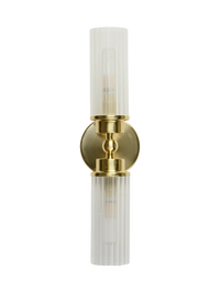 Imperial 2-Light Wall Lamp — Dimmable, IP44 Rated for Bathrooms 