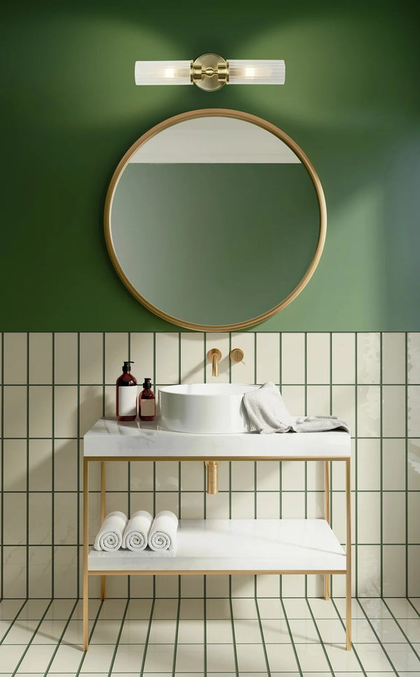 Imperial 2-Light Wall Lamp — Dimmable, IP44 Rated for Bathrooms