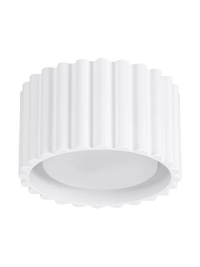 Aura Designer Ceiling Lamp — Ribbed Texture, 1-Light 