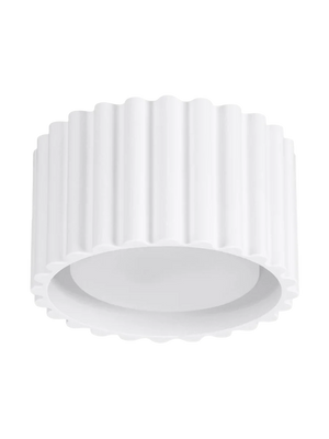 Aura Designer Ceiling Lamp — Ribbed Texture, 1-Light 