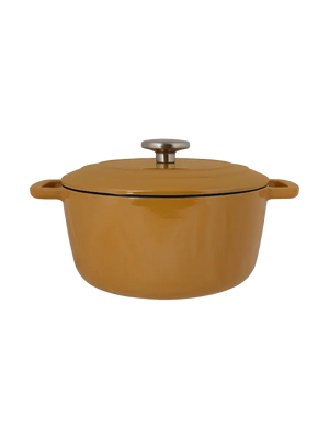 Round cast iron pot & roaster “Fontastic” with lid 