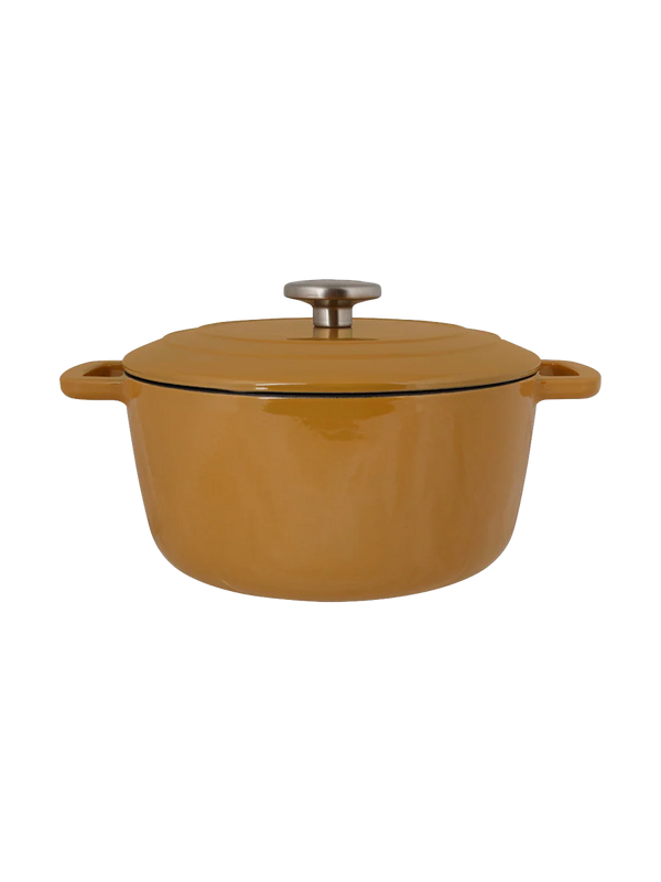 Round cast iron pot & roaster “Fontastic” with lid