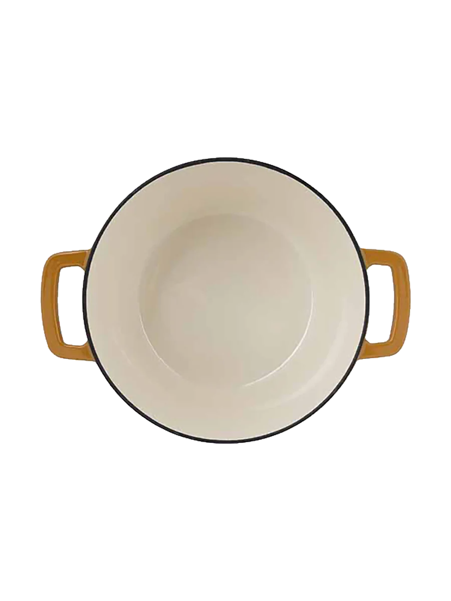 Round cast iron pot & roaster “Fontastic” with lid