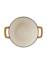 Round cast iron pot & roaster “Fontastic” with lid 