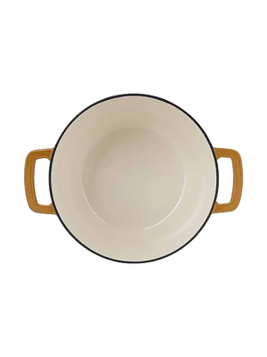 Round cast iron pot & roaster “Fontastic” with lid 