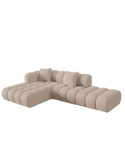4-Sitzer Design Ecksofa „Clotilde“ mit Ottomane