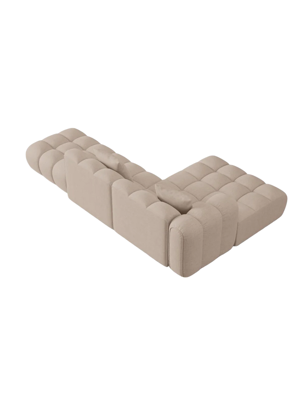 4-Sitzer Design Ecksofa „Clotilde“ mit Ottomane