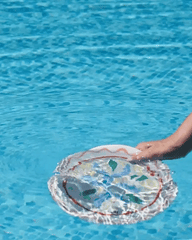 Handgefertigter Speiseteller „Summer Bliss“