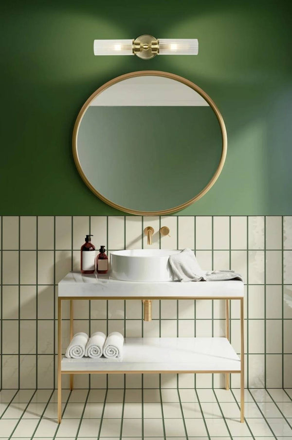 Imperial 2-Light Wall Lamp — Dimmable, IP44 Rated for Bathrooms