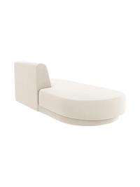 Miley Modular Sofa (2-Seat Element) — Velvet, Chenille or Bouclé 