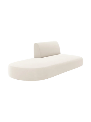Miley Modular Sofa (2-Seat Element) — Velvet, Chenille or Bouclé 