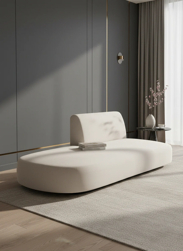Miley Modular Sofa (2-Seat Element) — Velvet, Chenille or Bouclé