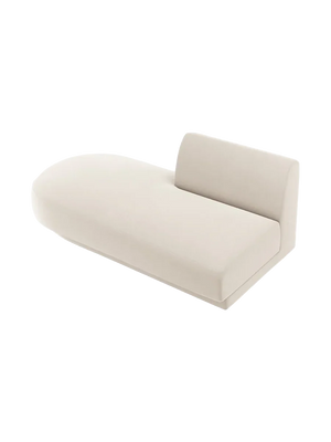 Miley Modular Sofa (2-Seat Element) — Velvet, Chenille or Bouclé 