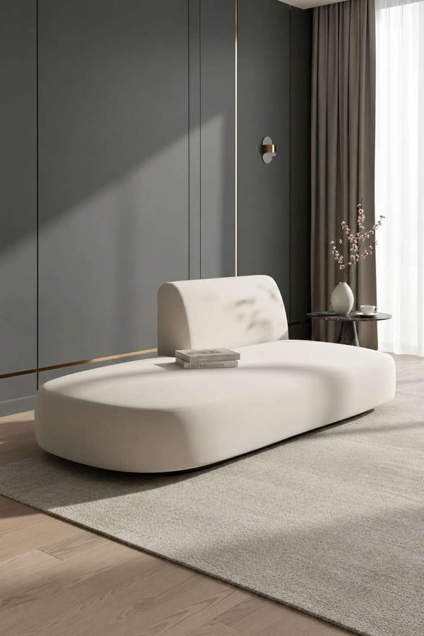 Miley Modular Sofa (2-Seat Element) - Velvet, Chenille or Bouclé