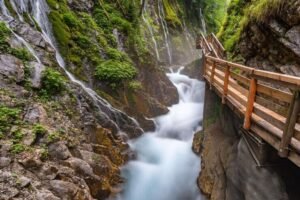 Foroglio Falls in Switzerland
