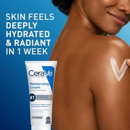 CeraVe Moisturizing Cream, Face Body Moisturizer, Normal to Dry Skin 236g-image-2