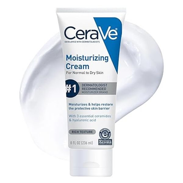 CeraVe Moisturizing Cream, Face Body Moisturizer, Normal to Dry Skin 236g